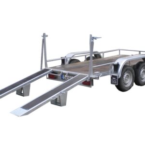 Tandem-Anhänger, PKW-Kupplung, gebremst