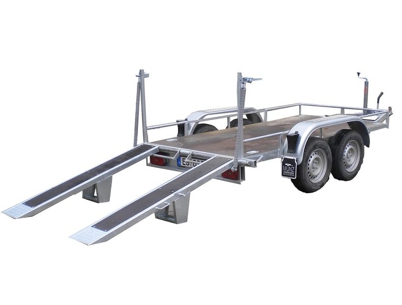 Tandem-Anhänger, PKW-Kupplung, gebremst