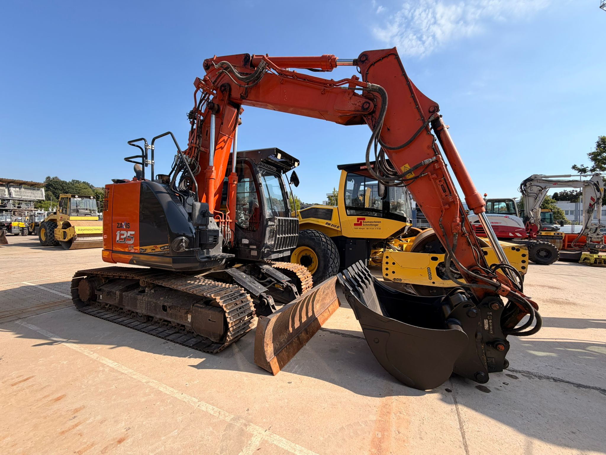 Hitachi Bagger ZX 135 US-7 OQ70/55 16,2 to. – Bild 9